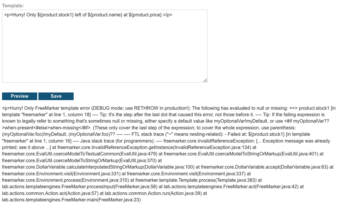 Lab: Server-side template injection in a sandboxed environment :: en1r0py